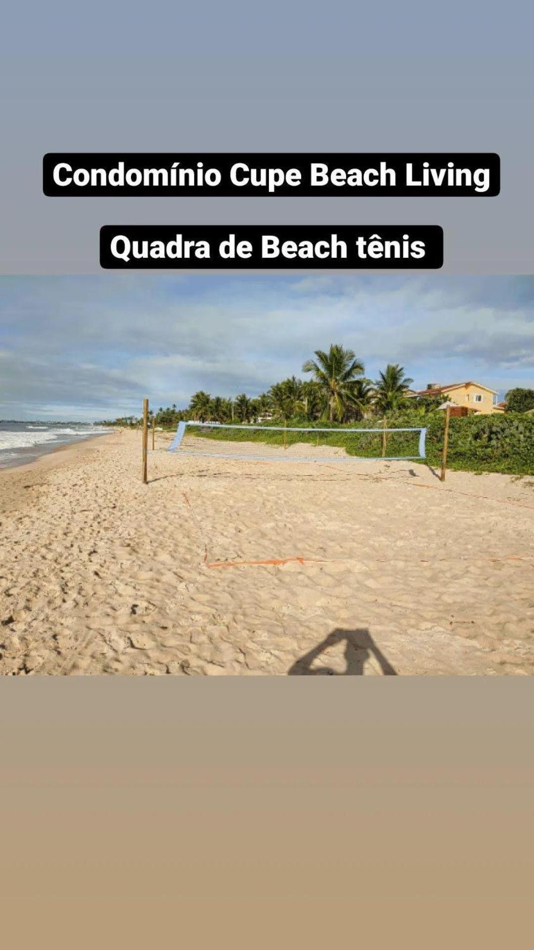Luxuoso Flat 3 Quartos, Terreo, No Cupe Beach Living - Beira Mar De Pôrto das Galinhas Zewnętrze zdjęcie