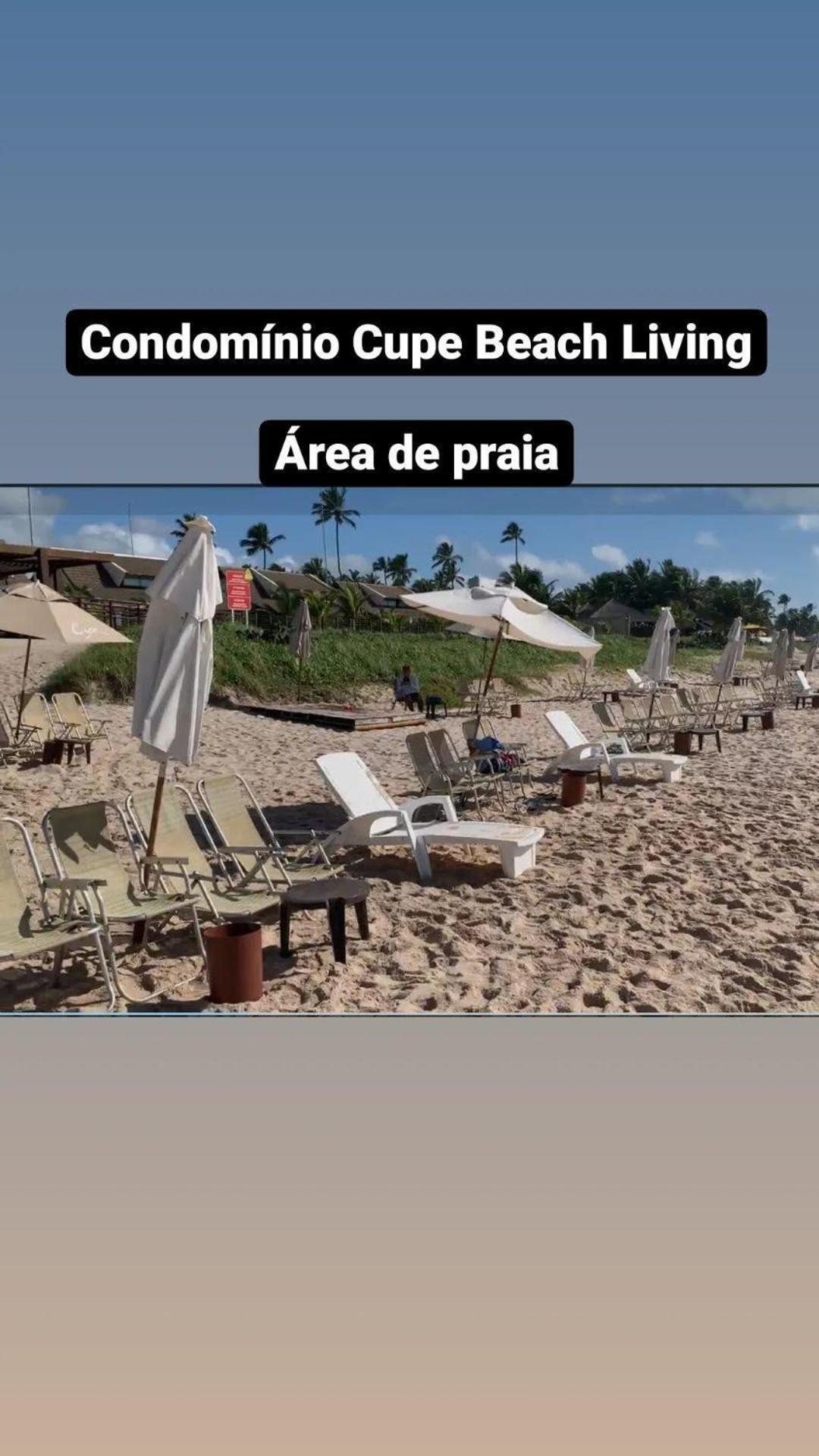 Luxuoso Flat 3 Quartos, Terreo, No Cupe Beach Living - Beira Mar De Pôrto das Galinhas Zewnętrze zdjęcie