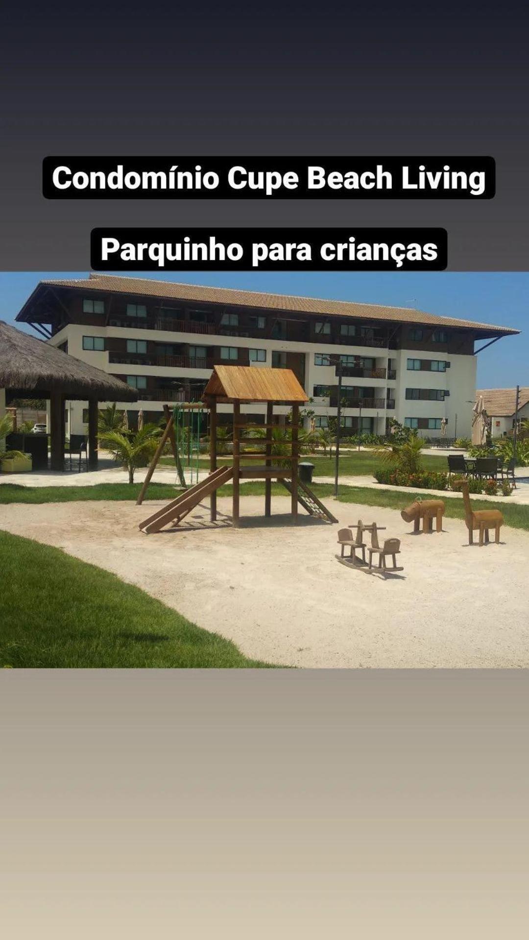 Luxuoso Flat 3 Quartos, Terreo, No Cupe Beach Living - Beira Mar De Pôrto das Galinhas Zewnętrze zdjęcie