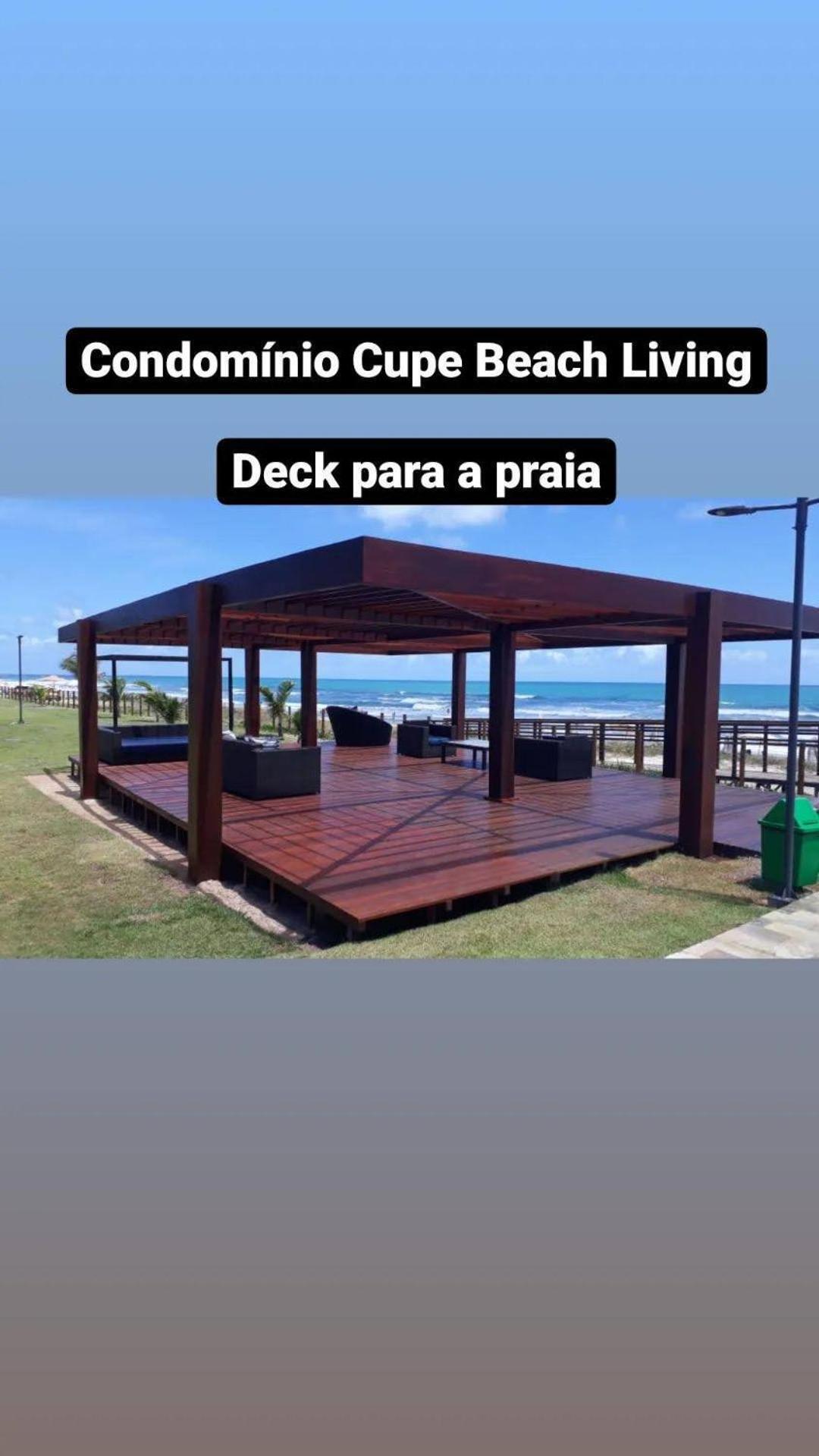 Luxuoso Flat 3 Quartos, Terreo, No Cupe Beach Living - Beira Mar De Pôrto das Galinhas Zewnętrze zdjęcie