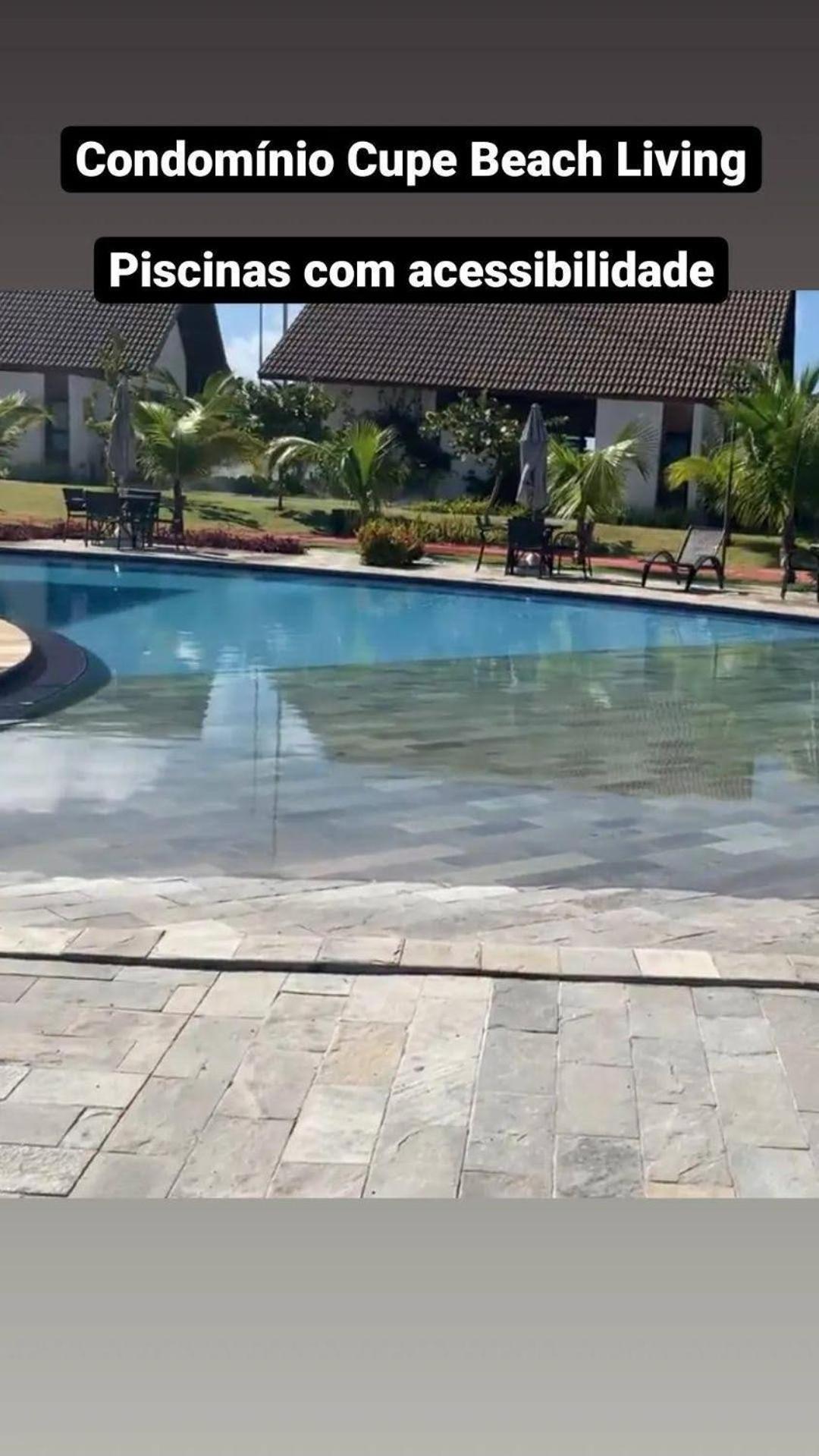 Luxuoso Flat 3 Quartos, Terreo, No Cupe Beach Living - Beira Mar De Pôrto das Galinhas Zewnętrze zdjęcie